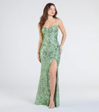 Carrie Sequin Corset Mermaid Dress