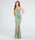 Carrie Sequin Corset Mermaid Dress
