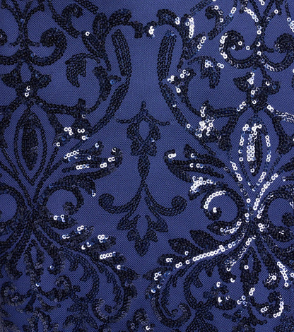 Violetta Sequin Lace-Up Mermaid Dress