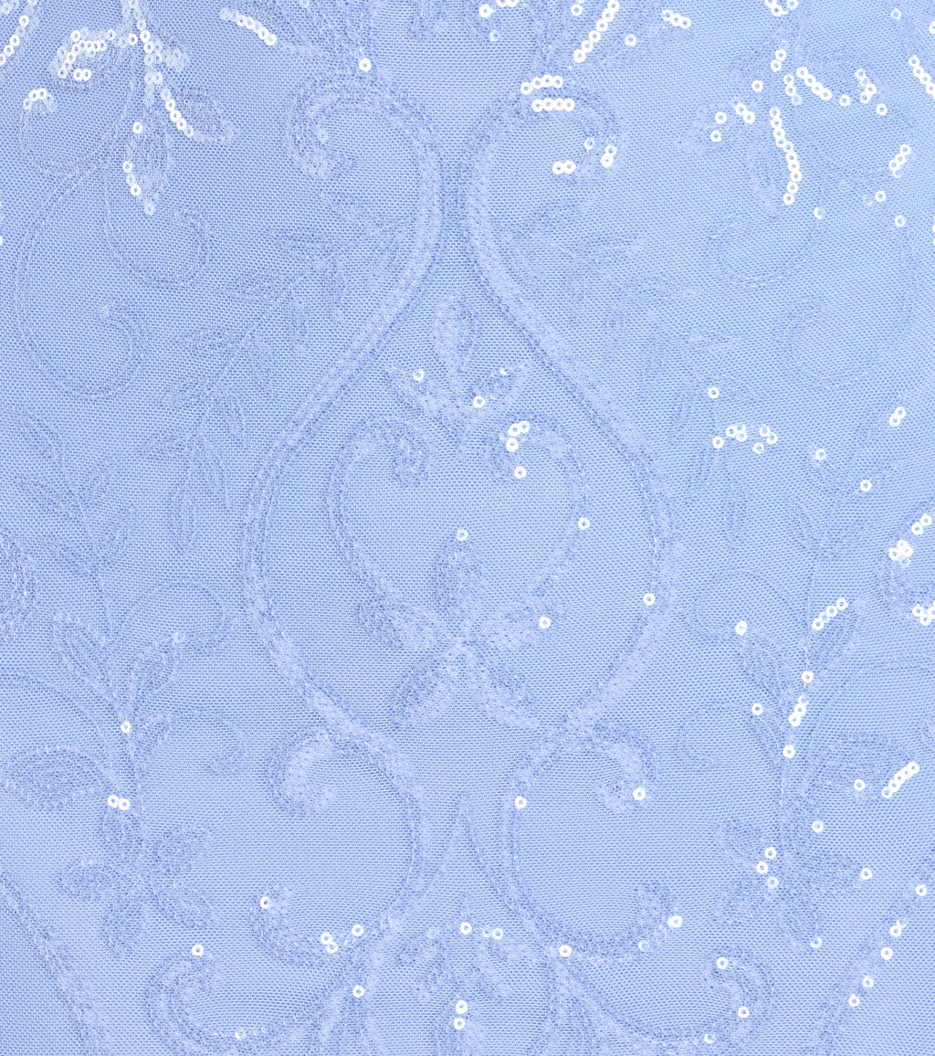 Andrea Cutout Slit Mermaid Sequin Formal Dress