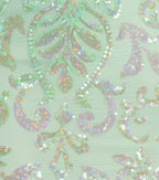 Celina Sequin Lace-Up High Slit Mermaid Dress