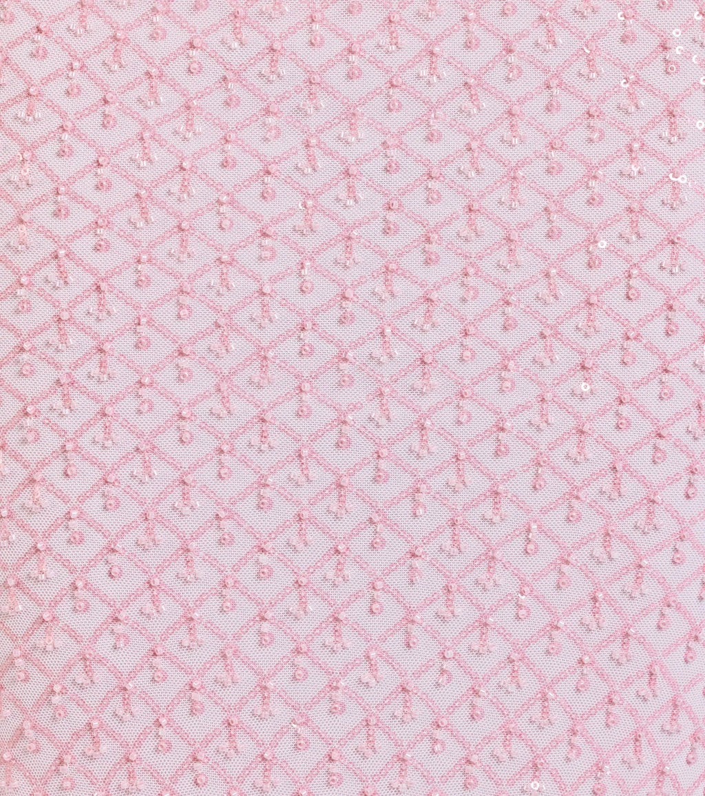 Adrianna Strapless Mermaid Sequin Bead Formal Dress