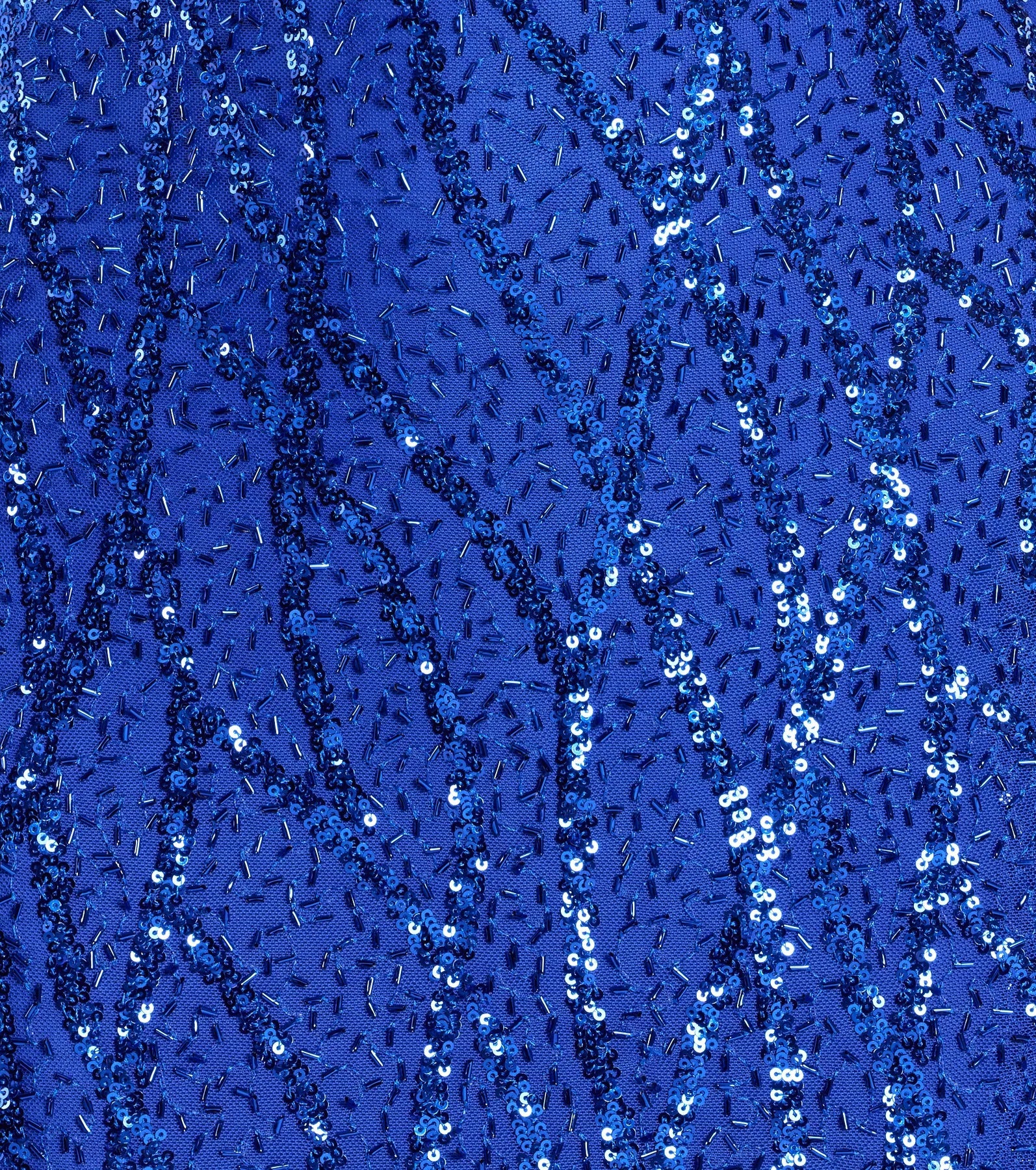 Alexa Lace-Up Slit Sequin Formal Dress