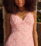 Amanda Tie-Back Mermaid Bow Formal Dress