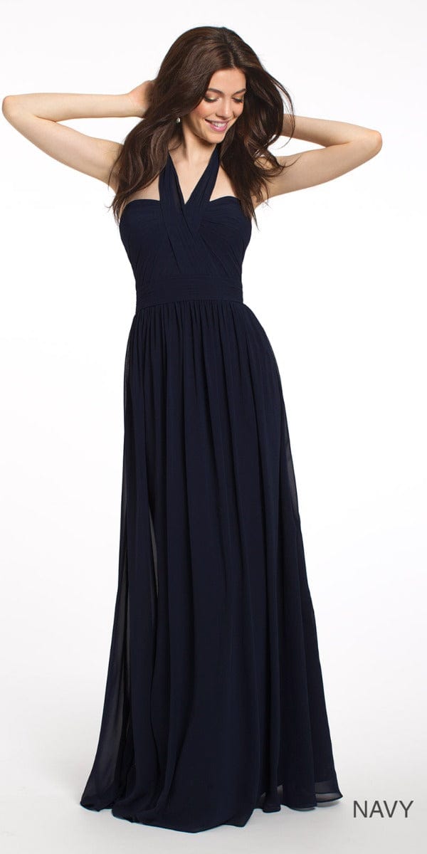 Tie Neck Halter Dress - Petite