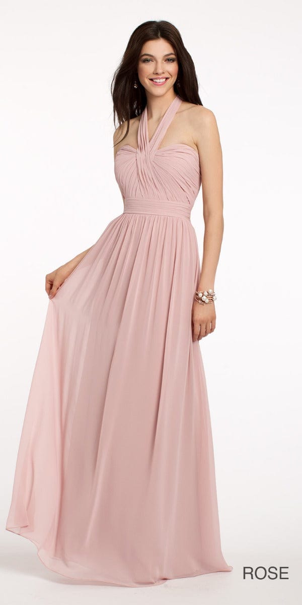 Tie Neck Halter Dress - Petite