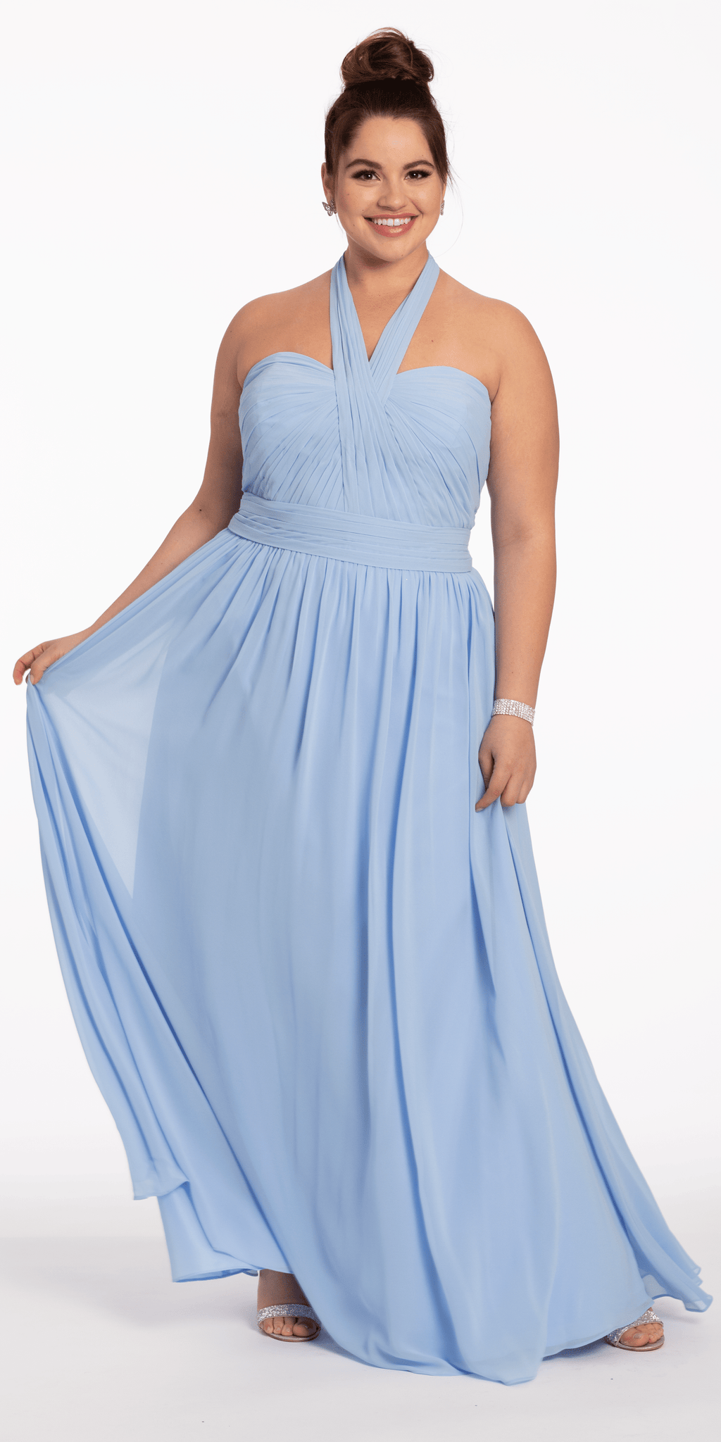 Tie Neck Halter Dress - Petite